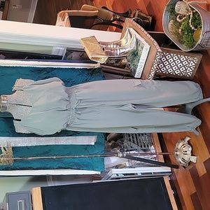 NWOT Cute & Casual Army Green Joggee Junpsuit M